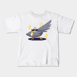 Pigeon swag 16 bits Kids T-Shirt